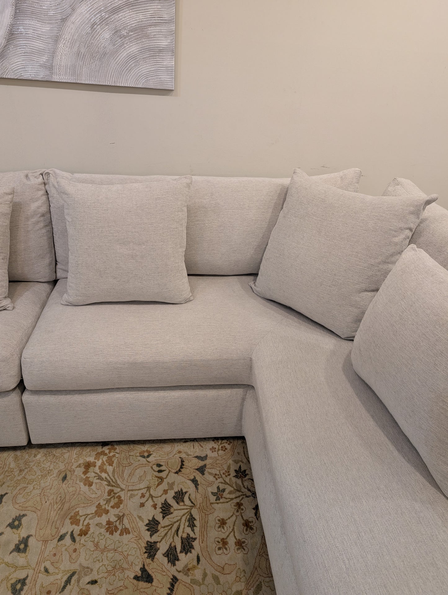 Rene Cazares Messina Corner Sectional (With Paneling)