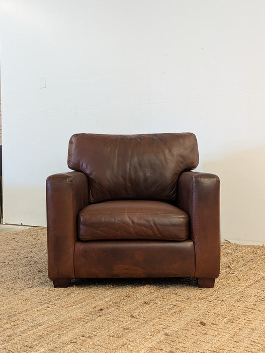 Full Grain Leather Chair