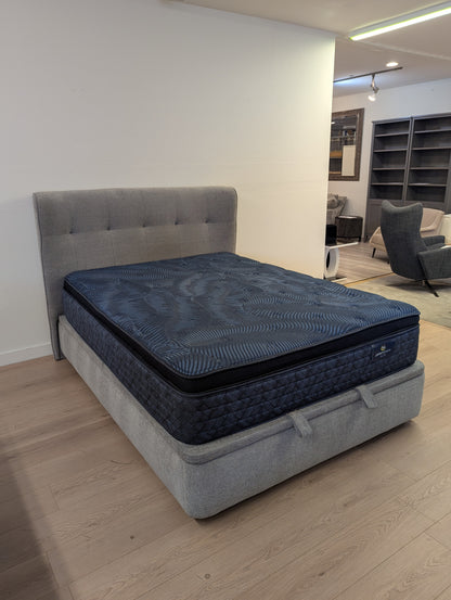 Scan Designs Alba Upholstered Lift Storage Queen Bedframe
