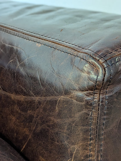 Restoration Hardware Maxwell Leather Chair (2 Available)