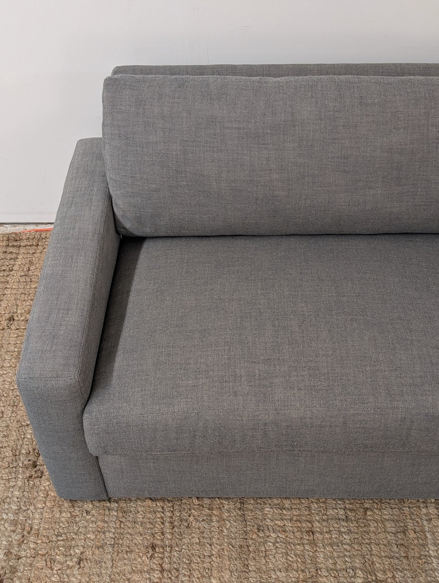 RH Maxwell 2 Cushion Sofa Perennials® Performance Textured Linen Weave