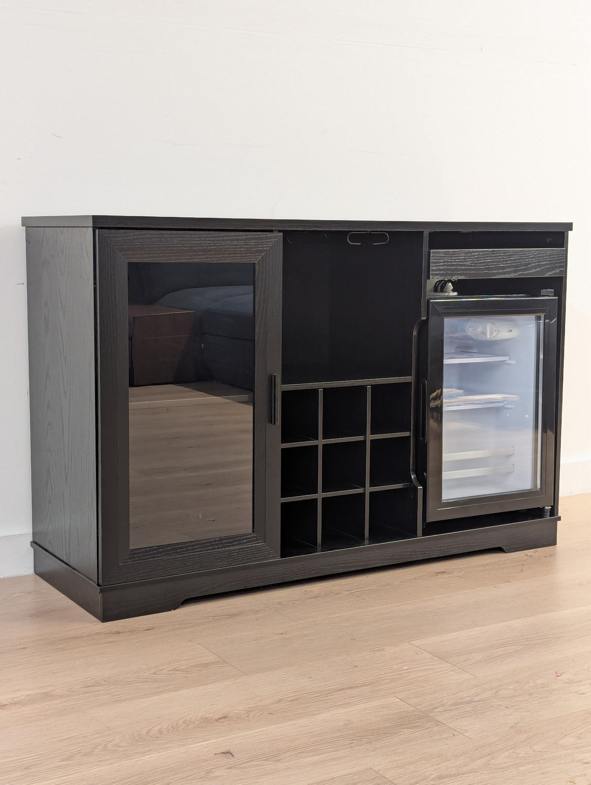 Brottar Large Coffee Bar Cabinet with Fridge