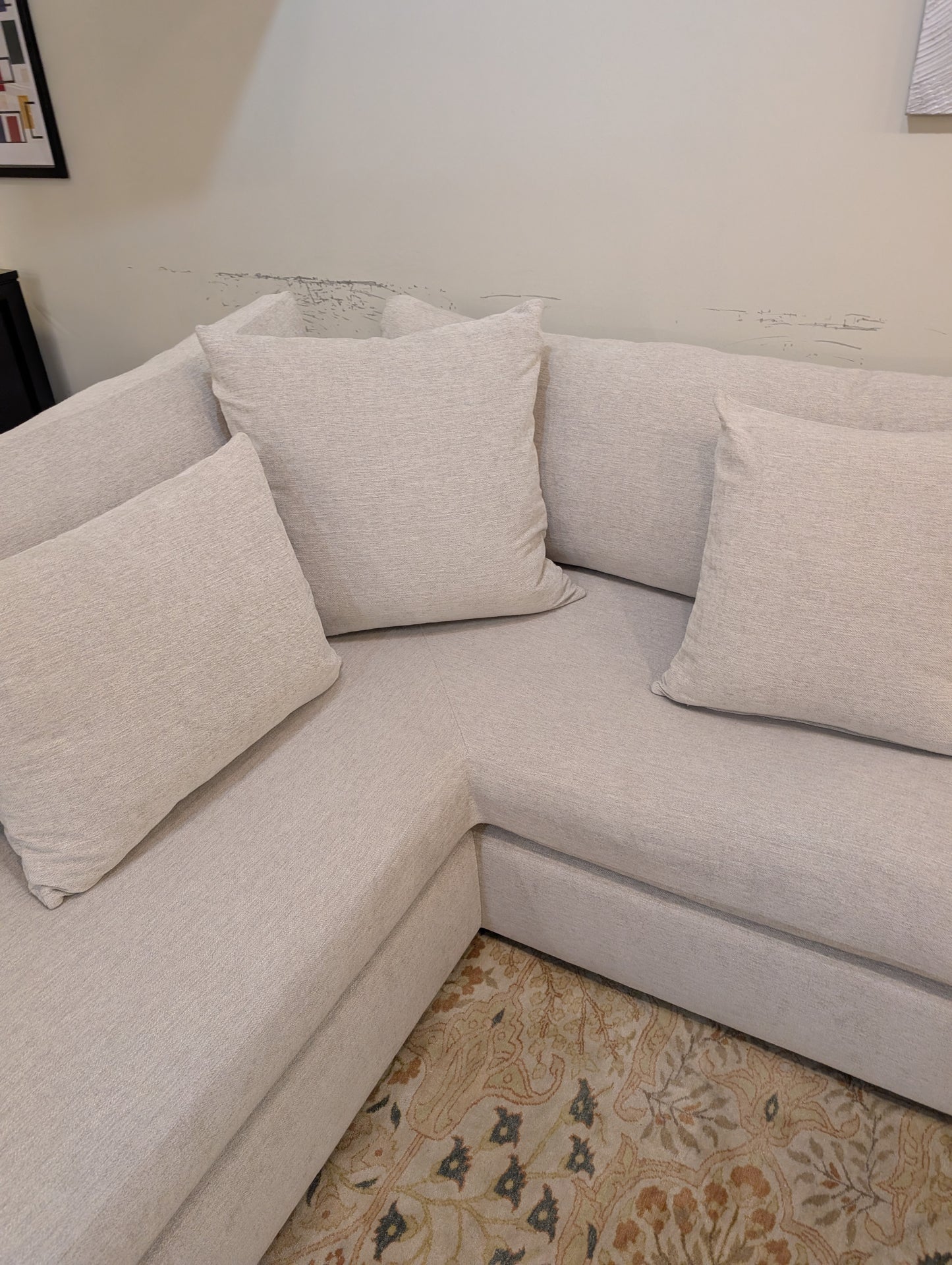 Rene Cazares Messina Corner Sectional (With Paneling)