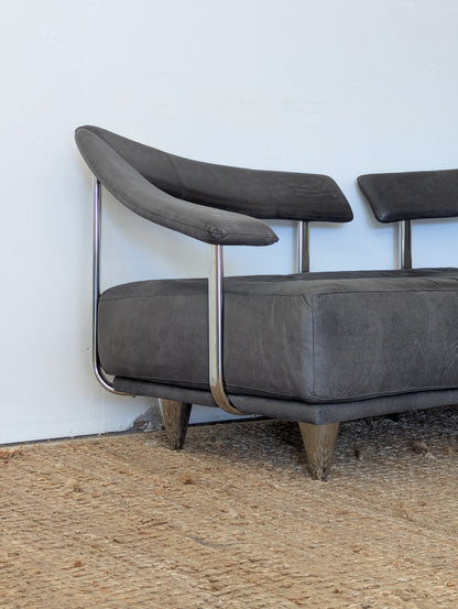 Vintage Germain Leather Sofa