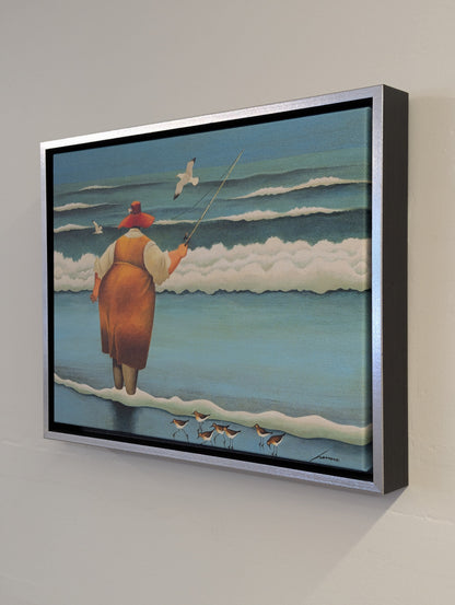 Surfside Fishing by Lowell Herrero