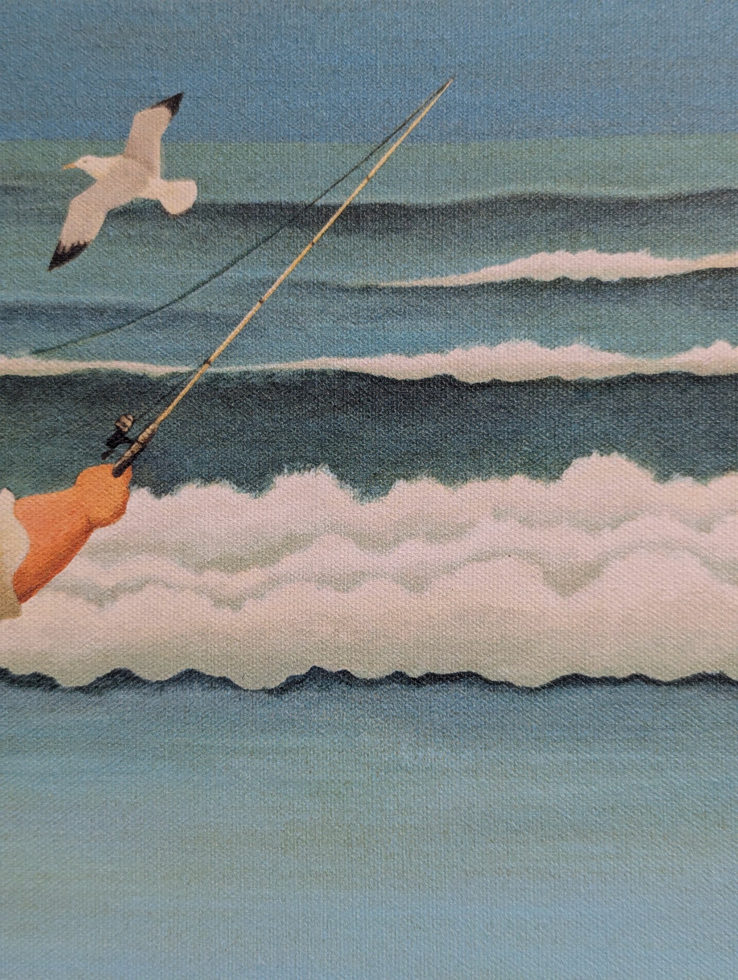 Surfside Fishing by Lowell Herrero