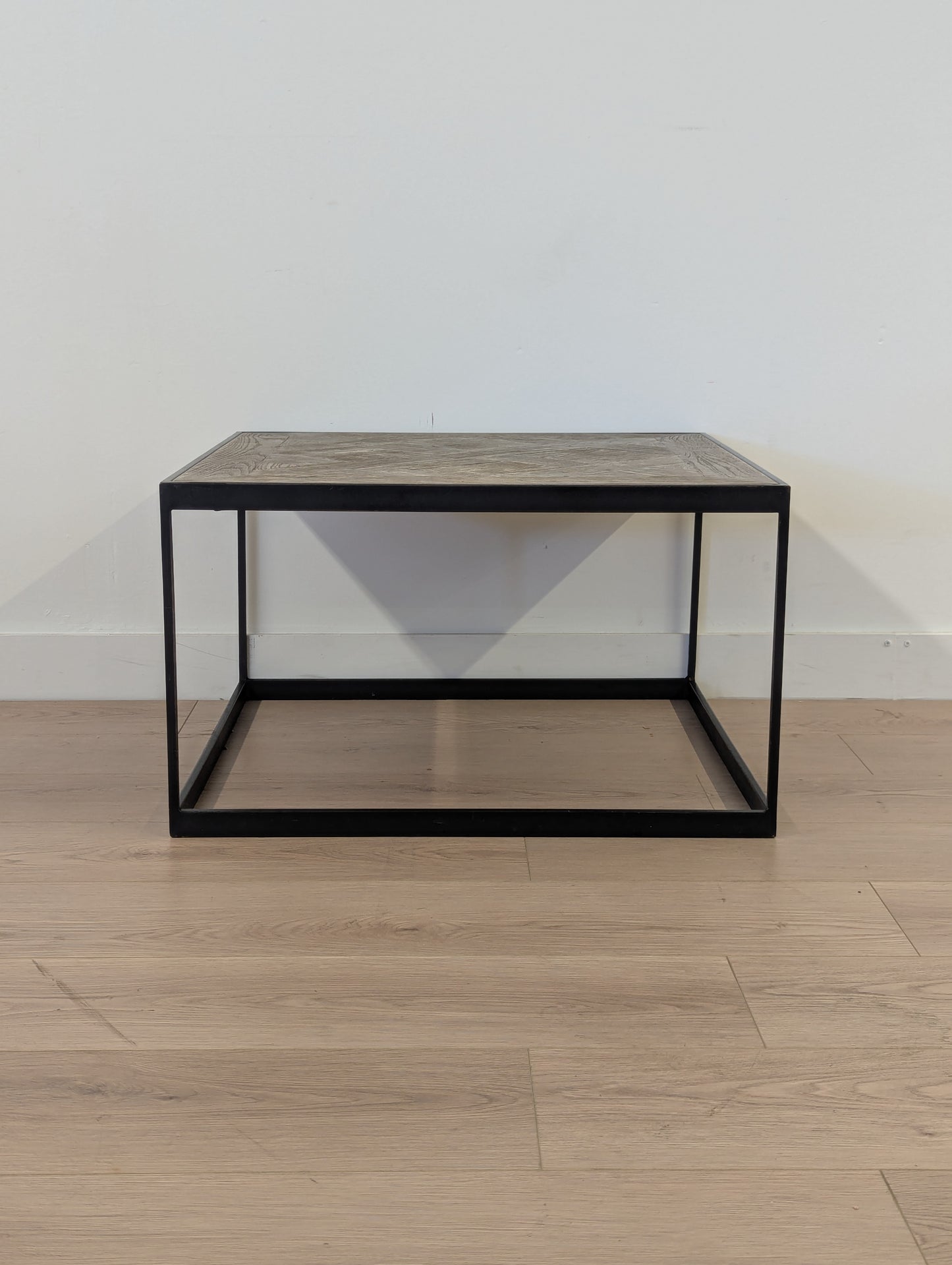 RH Reclaimed Russian Oak Parquet Coffee Table