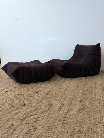 Ligne Roset Togo Chair and Ottoman