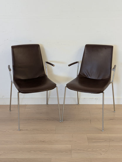 de Sede 717 High Back Dining Chair (set of 2)