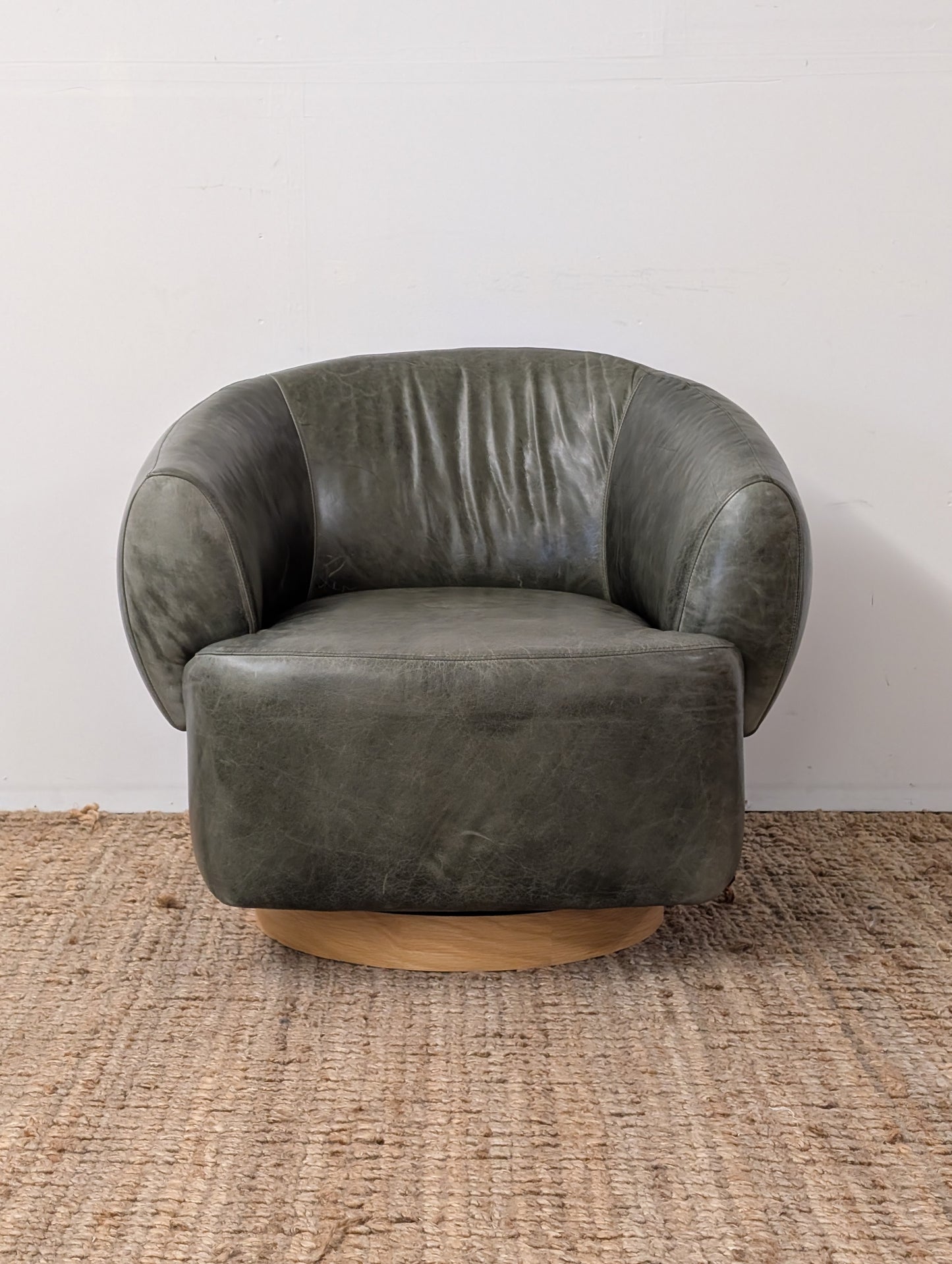 Crate & Barrel Merrick Swivel Chair