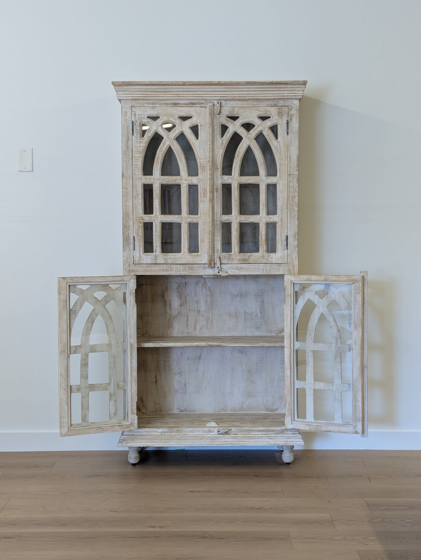 Chintz & Company Curio - Bengal White Washed Mango Wood