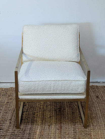 Decor-Rest Boucle Brass Chair (2 Available)