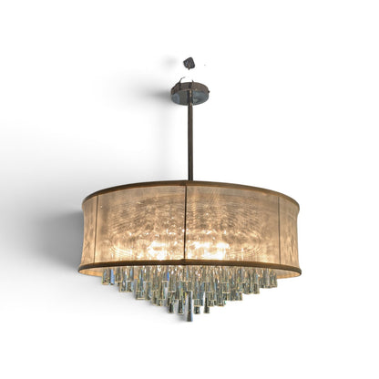 Modern Glass Crystal Chandelier (Shaded)
