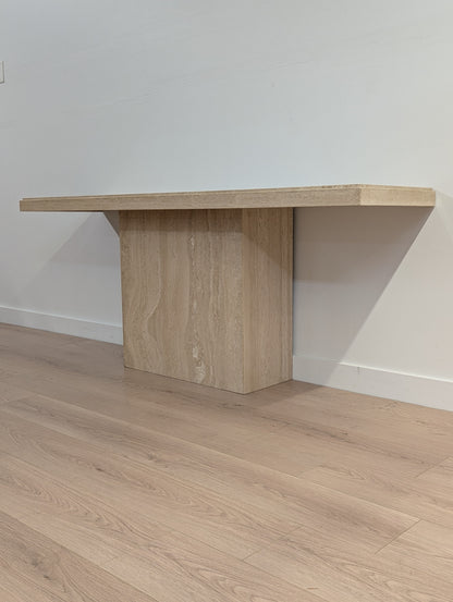 The Art Shoppe Travertine Console