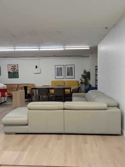 Incanto Zatel Power Reclining Leather Sectional