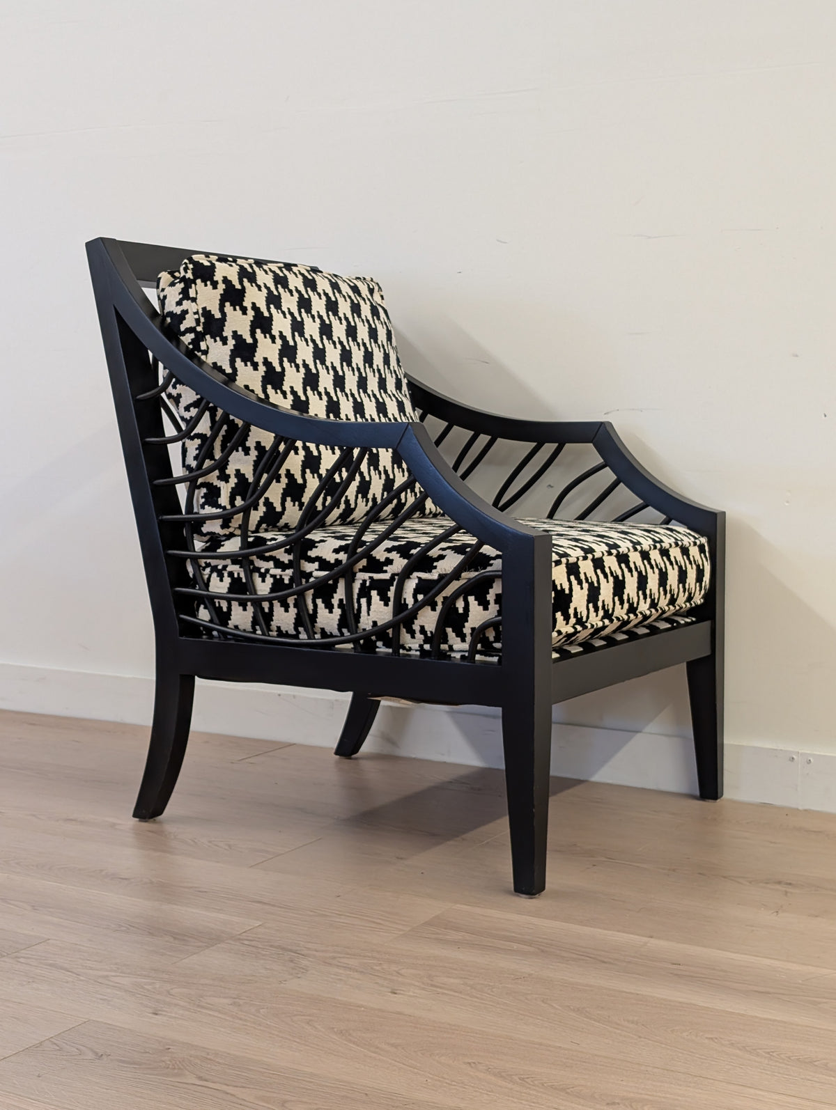 Sam Moore Houndstooth Armchair