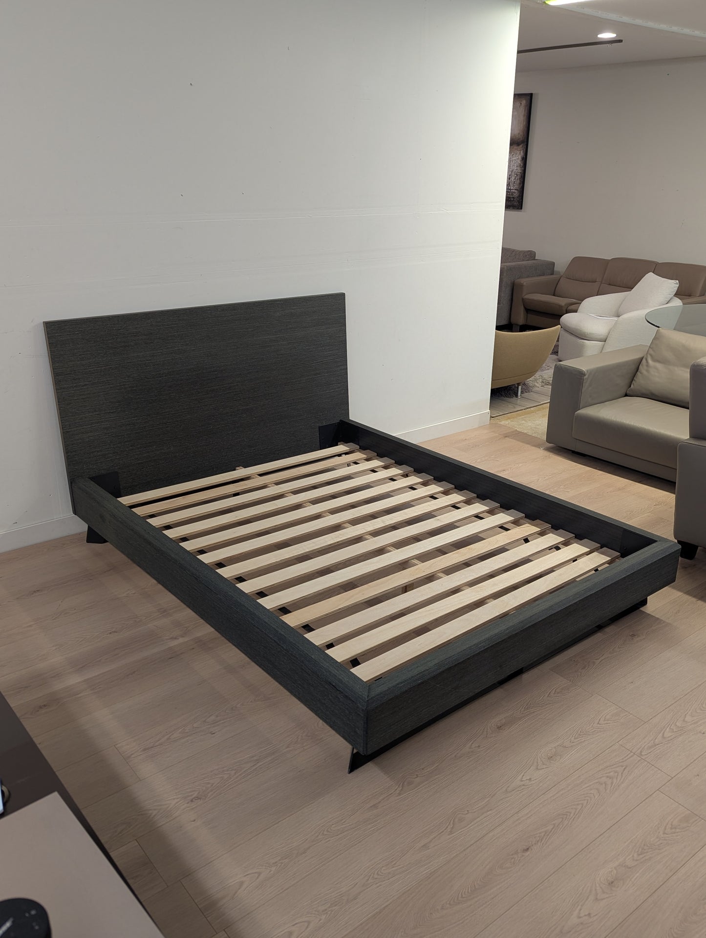 Ghost Queen Bedframe Veneer + Metal Legs and Slats