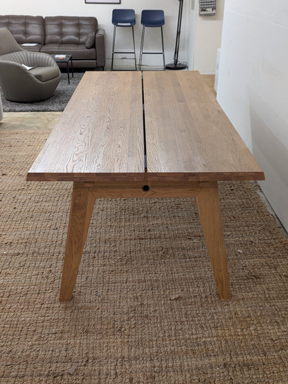 Article Madera 86" - 125" Solid Wood Extendable Dining Table - Oak