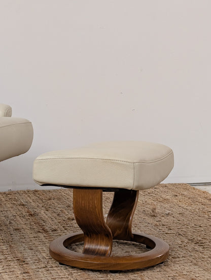 Stressless Taurus Reclining Chair and Ottoman