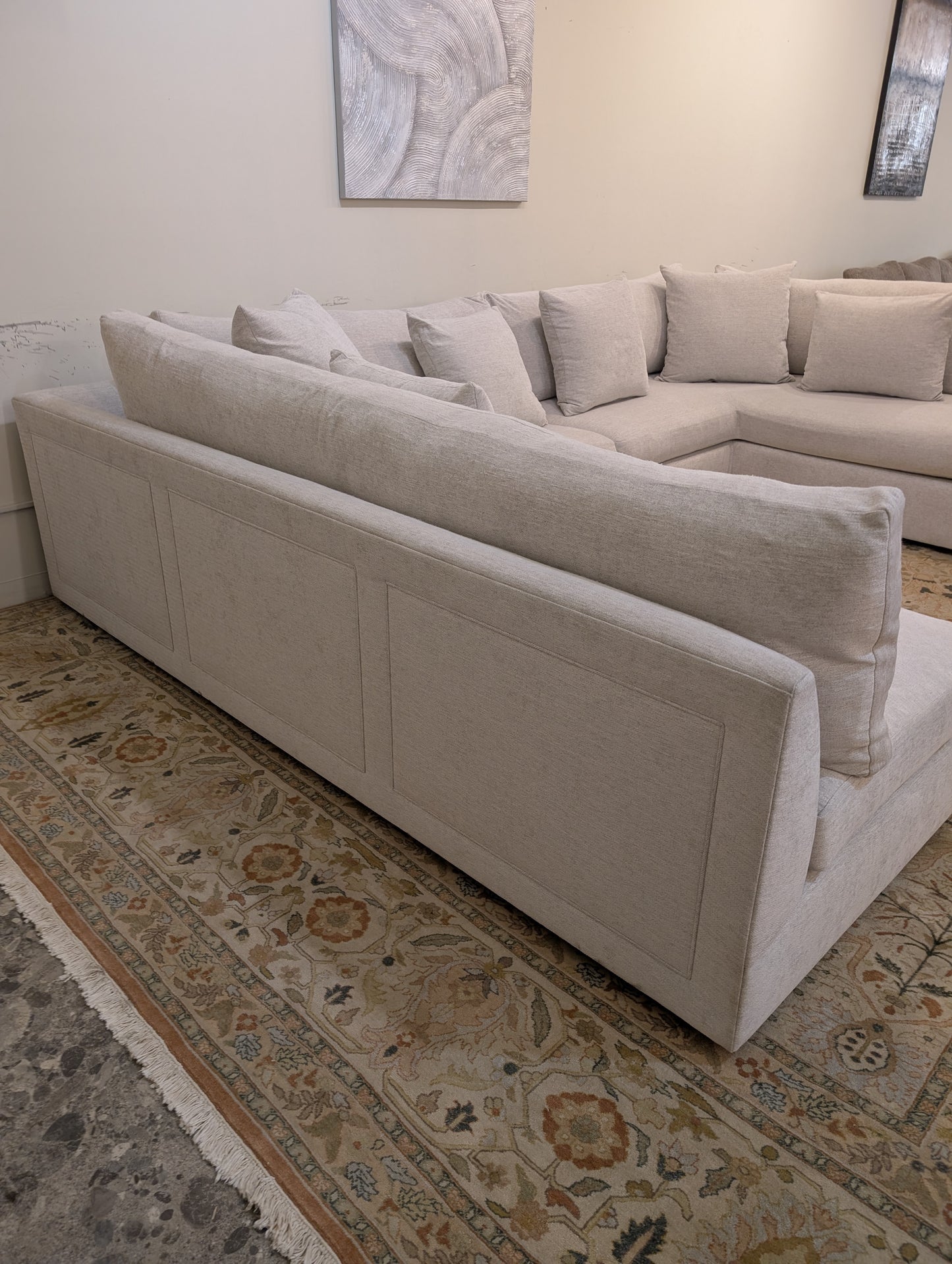 Rene Cazares Messina Corner Sectional (With Paneling)