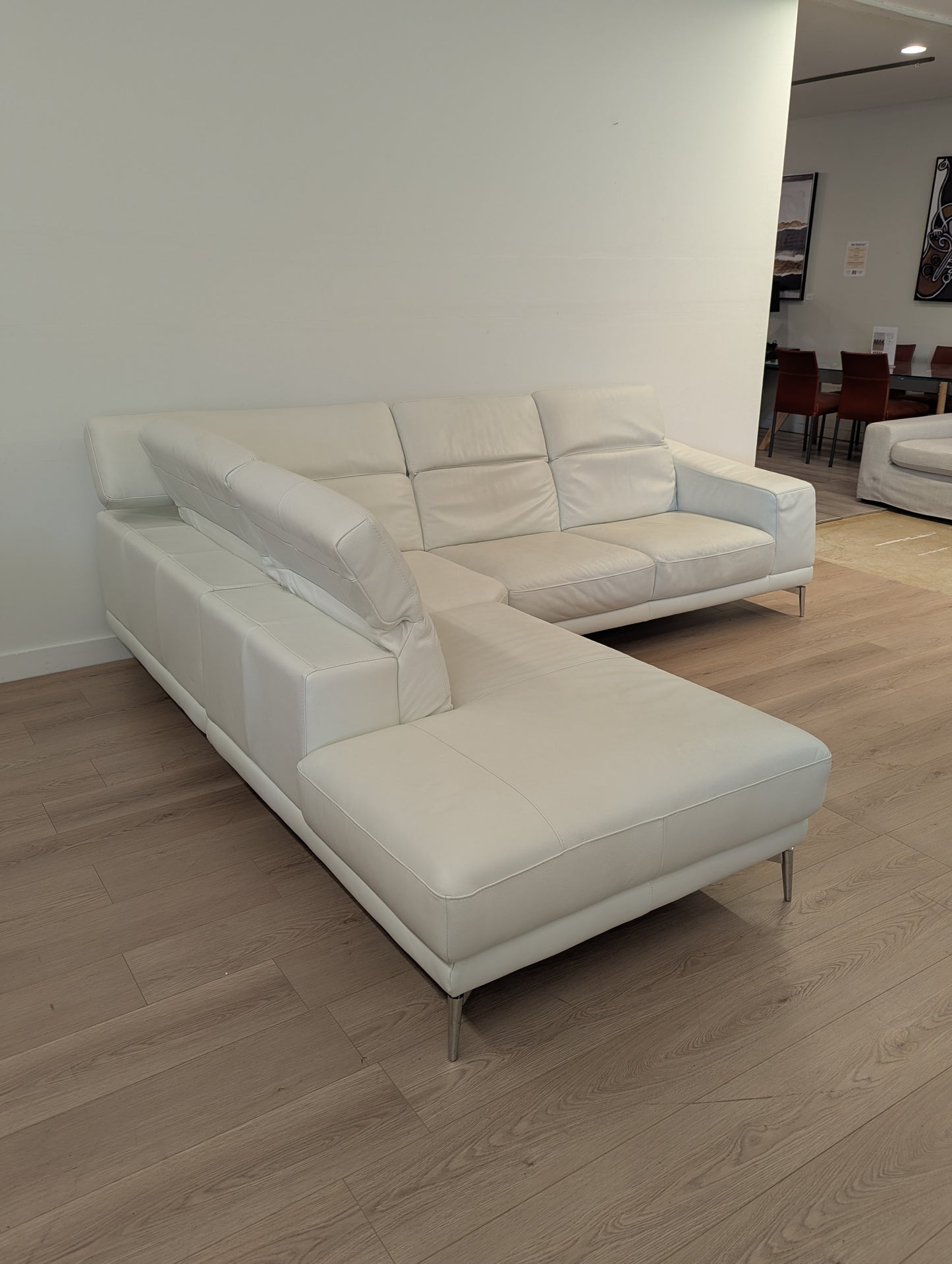 Natuzzi Italia Brooklyn Leather Sectional Sofa
