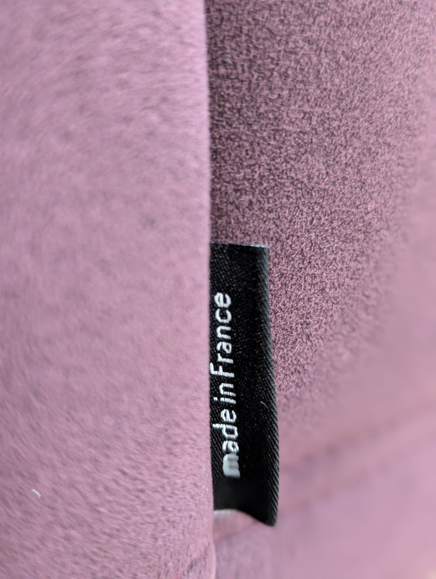 Ligne Roset Togo Aubergine Alcantara Loveseat and Sofa with Arms