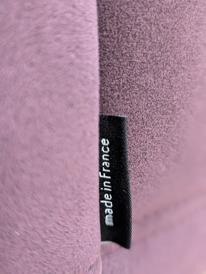 Ligne Roset Togo Aubergine Alcantara Loveseat and Sofa with Arms