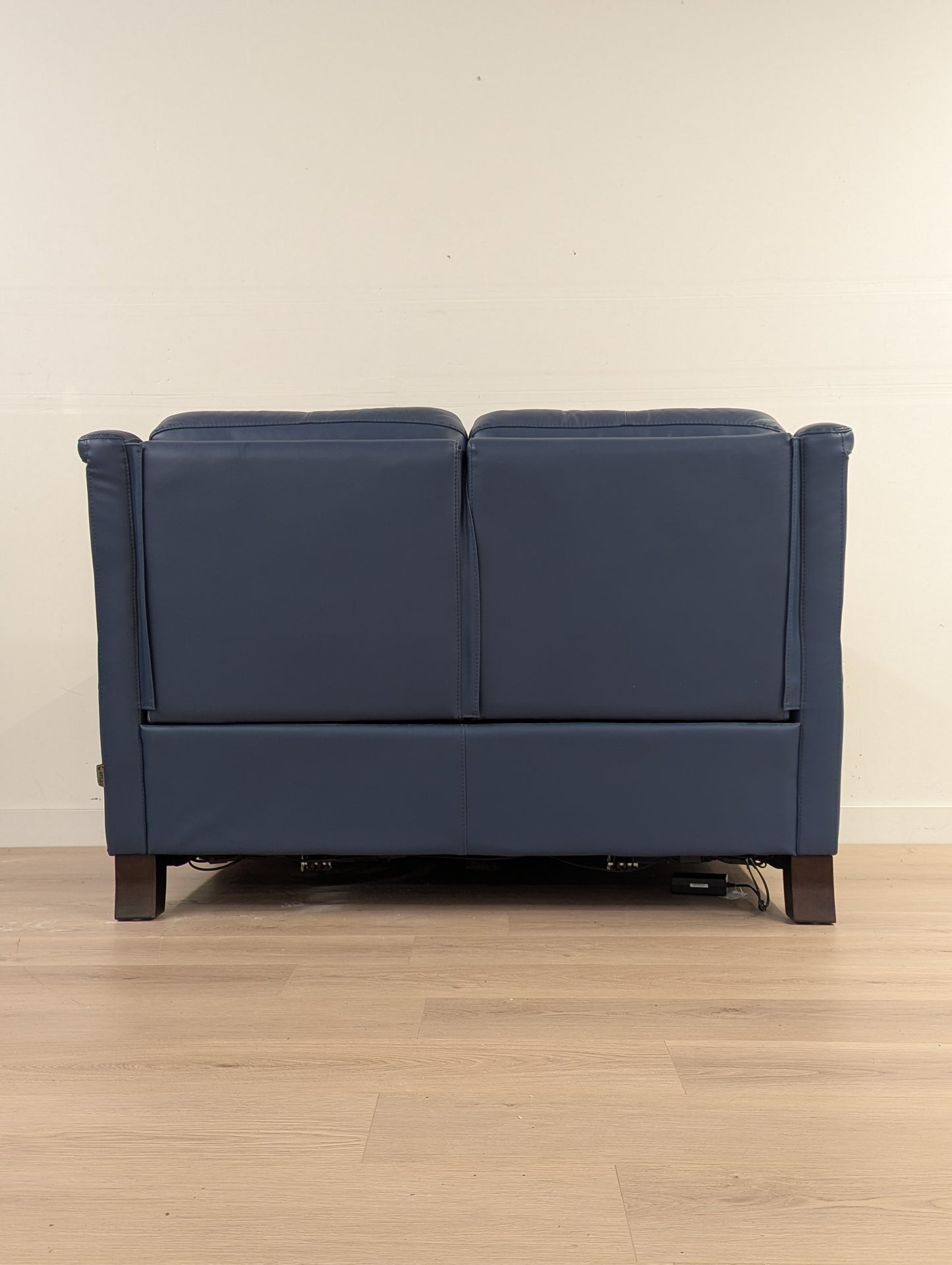 Amax Houston Power Reclining Leather Loveseat