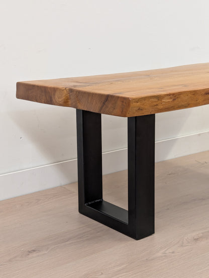 Live Edge Wood Bench