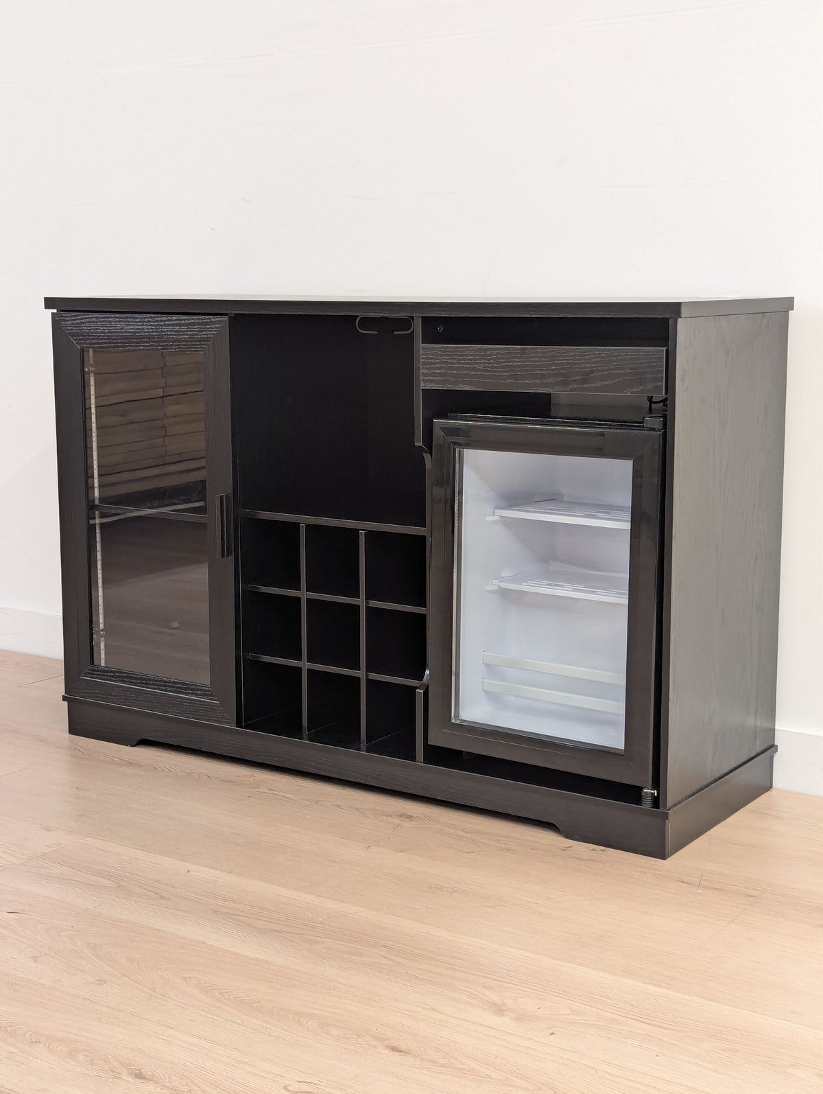 Brottar Large Coffee Bar Cabinet with Fridge