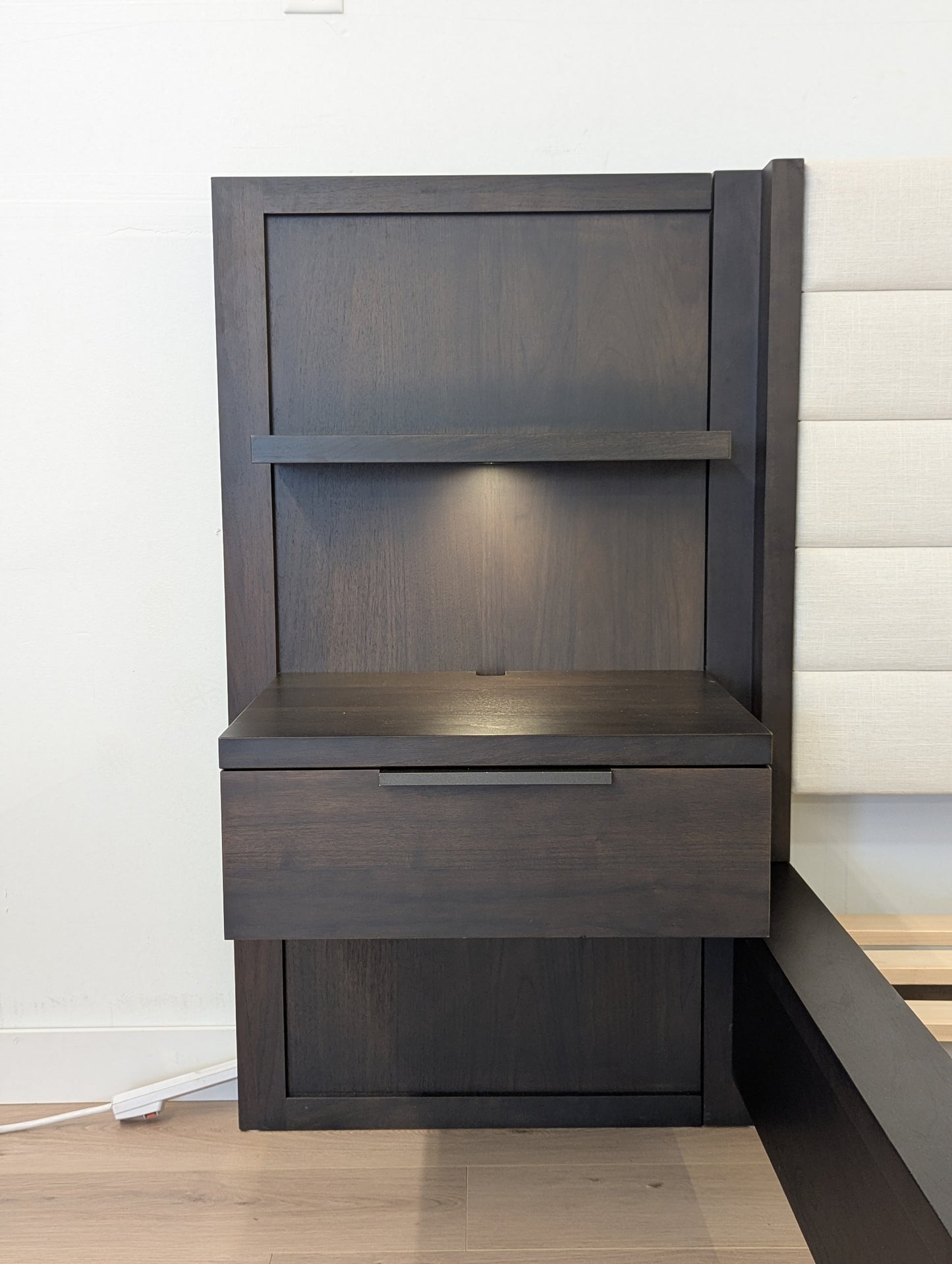 West Bros Furniture Phase Upholstered Bed W/ Nightstands