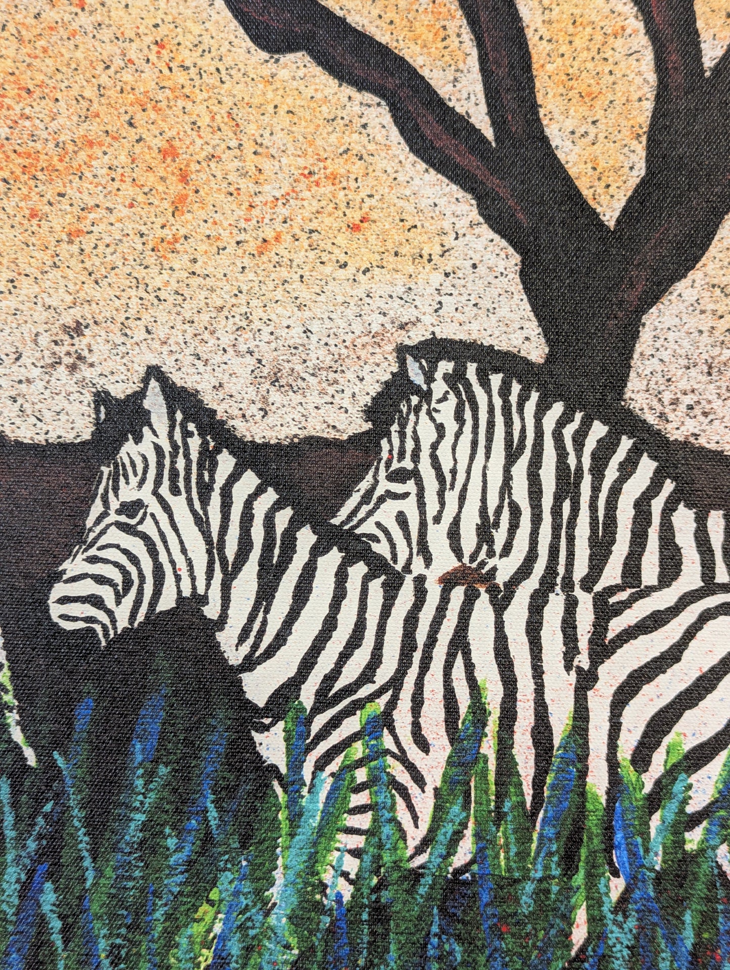 Zebra Run by Alonzo Saunders
