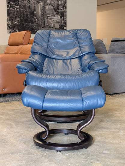 Stressless Reno Reclining Chair + Ottoman