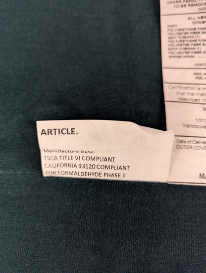 Article Matrix 30.5" Velvet Lounge Chair