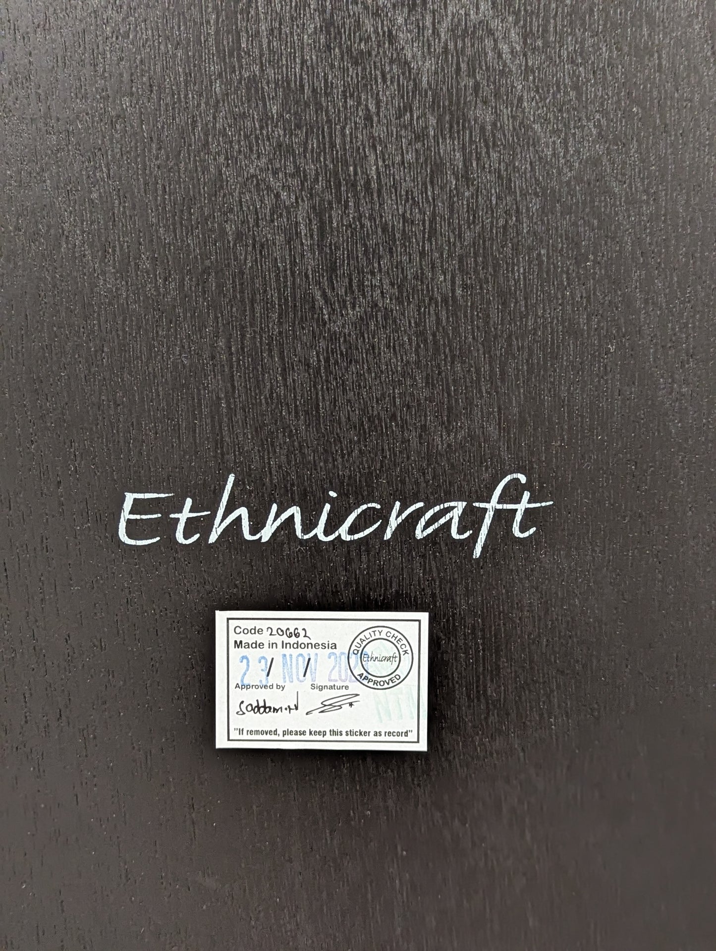 Ethnicraft Large Aged Wall Mirror
