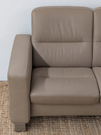 Stressless Wave Low Back Reclining Sofa
