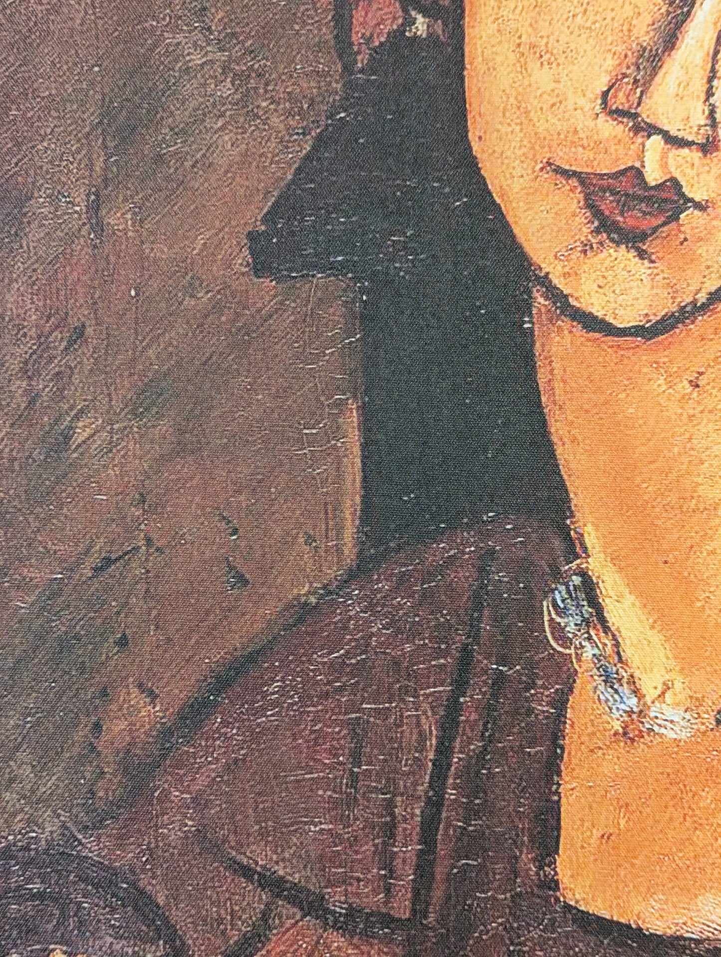 Jeanne Hebuterne With Hat and Necklace by Amedeo Modigliani