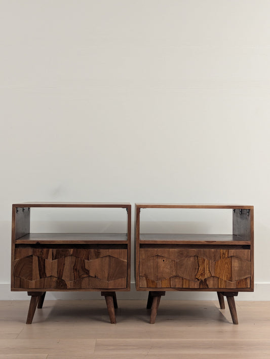 Moe's Claro Walnut Nightstands (Set of 2)