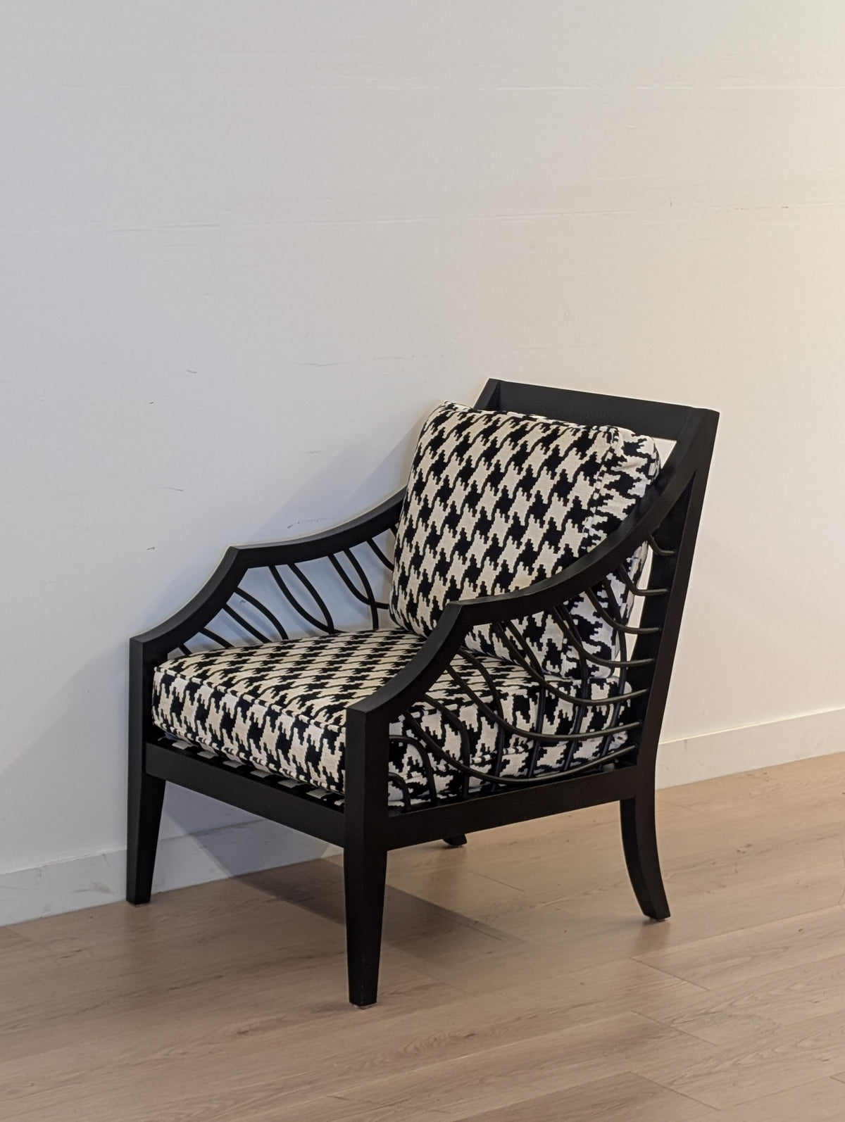 Sam Moore Houndstooth Armchair