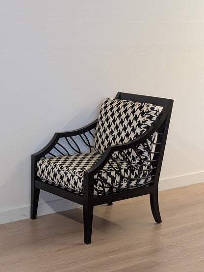 Sam Moore Houndstooth Armchair