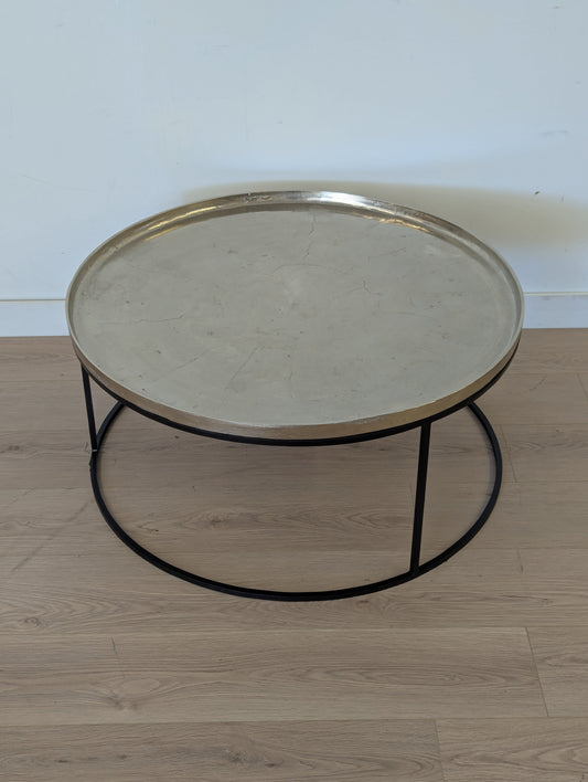Muse & Merchant Bari Nickel Coffee Table