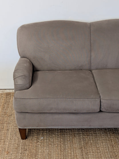 Brown Upholstered Sofa