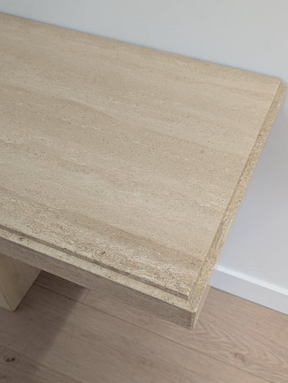 The Art Shoppe Travertine Console