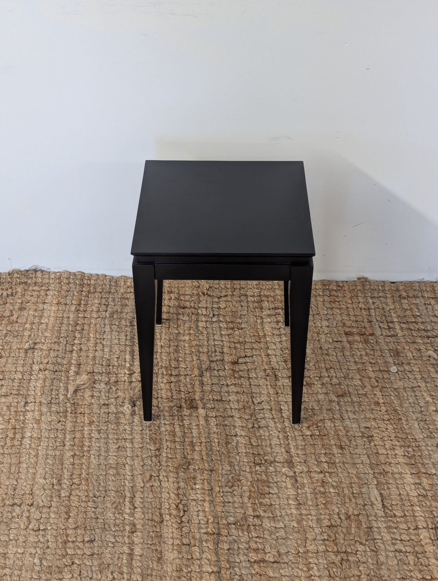 Black Wood Side Table