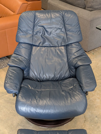 Stressless Reno Reclining Chair + Ottoman