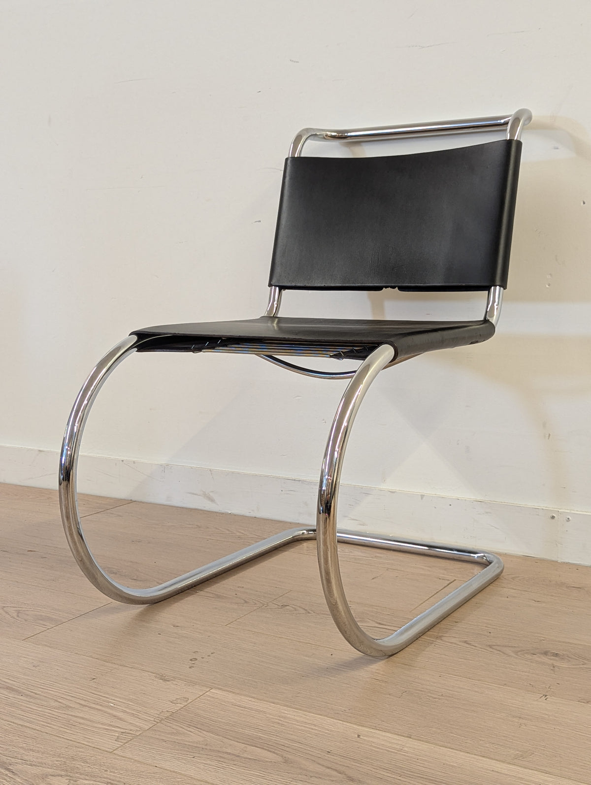 Alivar Italian MR10 by Mies van der Rohe Replication Chair (2 Available)