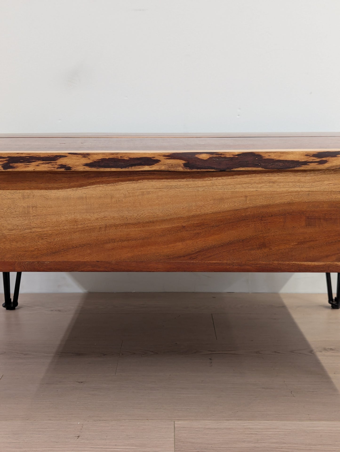 Live Edge Lift-Up Coffee Table