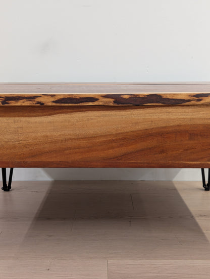 Live Edge Lift-Up Coffee Table