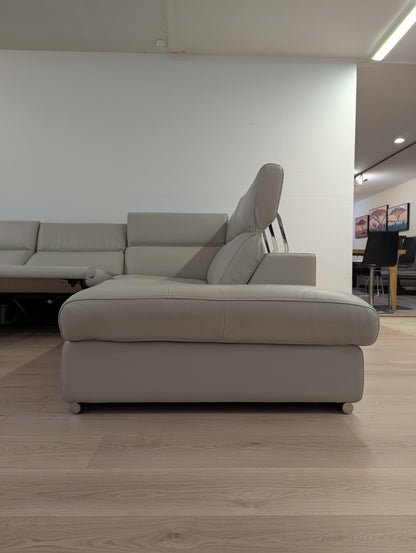 Incanto Zatel Power Reclining Leather Sectional