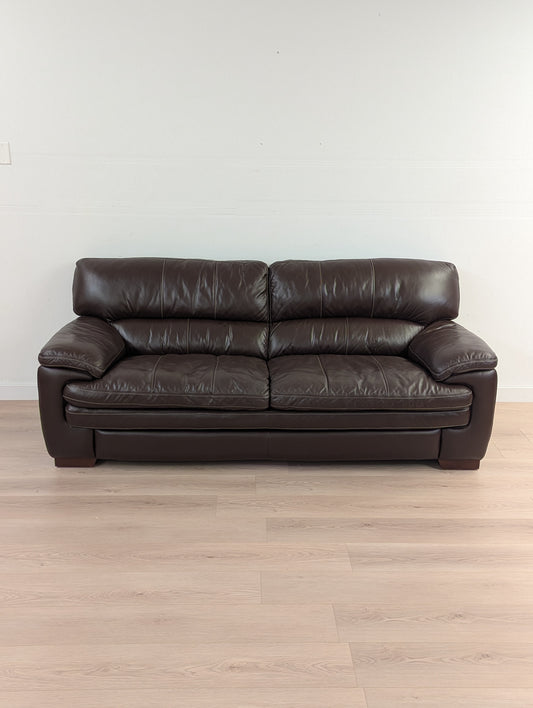 La-Z-Boy Dexter Stationary Leather Sofa